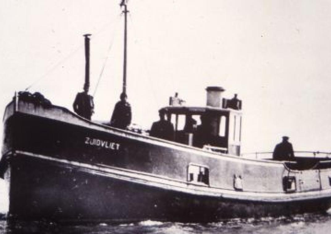 Veerboot met de naam "Zuidvliet"