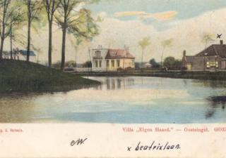 De Oostsingel nog niet geheel volgebouwd, prentbriefkaarten 1900 en 1905