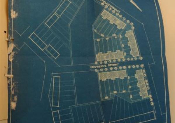 Situatietekening van het bouwplan
