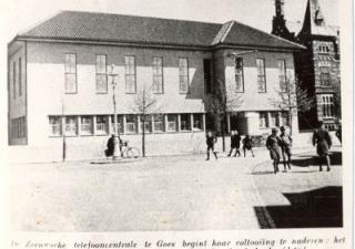 de geschiedenis van het gebouw, momenteel door o.a. KPN en Randstad Uitzendbureau in gebruik.