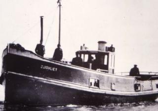 Veerboot met de naam "Zuidvliet"