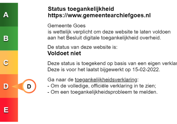 Toegankelijkheidslabel Gemeentearchief