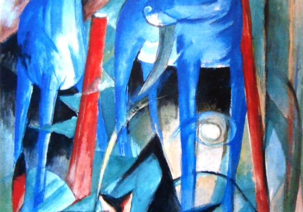 Abstract schilderij