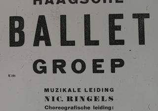 Promotie voor de Haagsche ballet groep