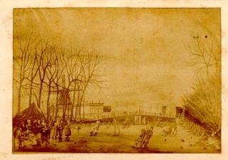 Koepoortbrug in 1860