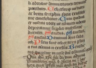 Afb. 4: Bijgeschreven tekst voorafgaand aan het missende blad met de canon plaat (scan 268)