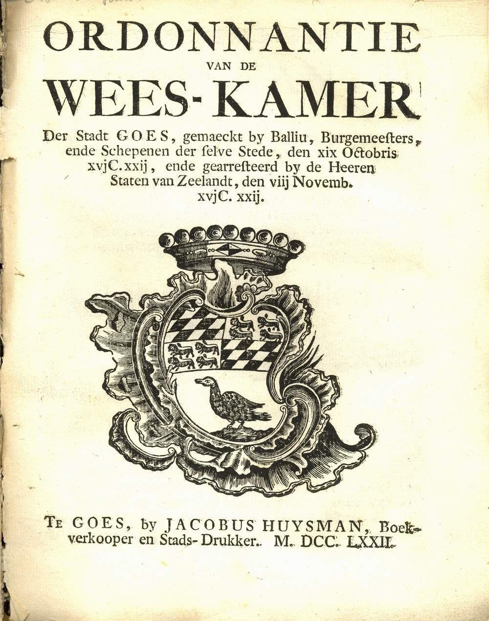 Ordonnantie van de wees-kamer