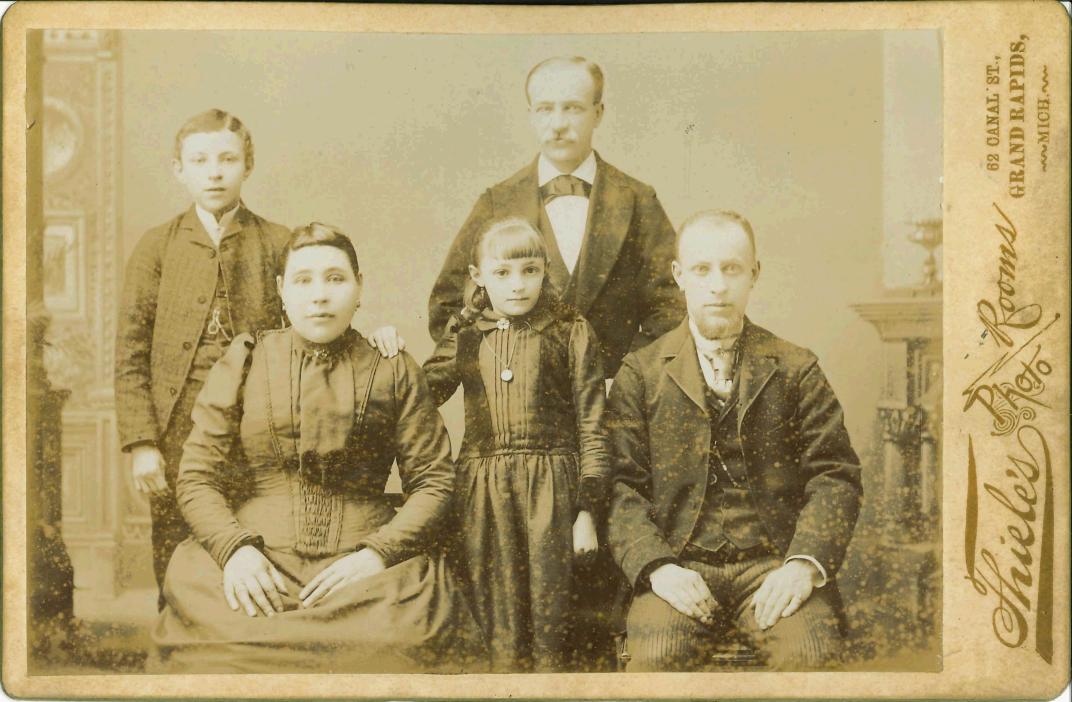 Familiefoto genomen in Grand Rapids