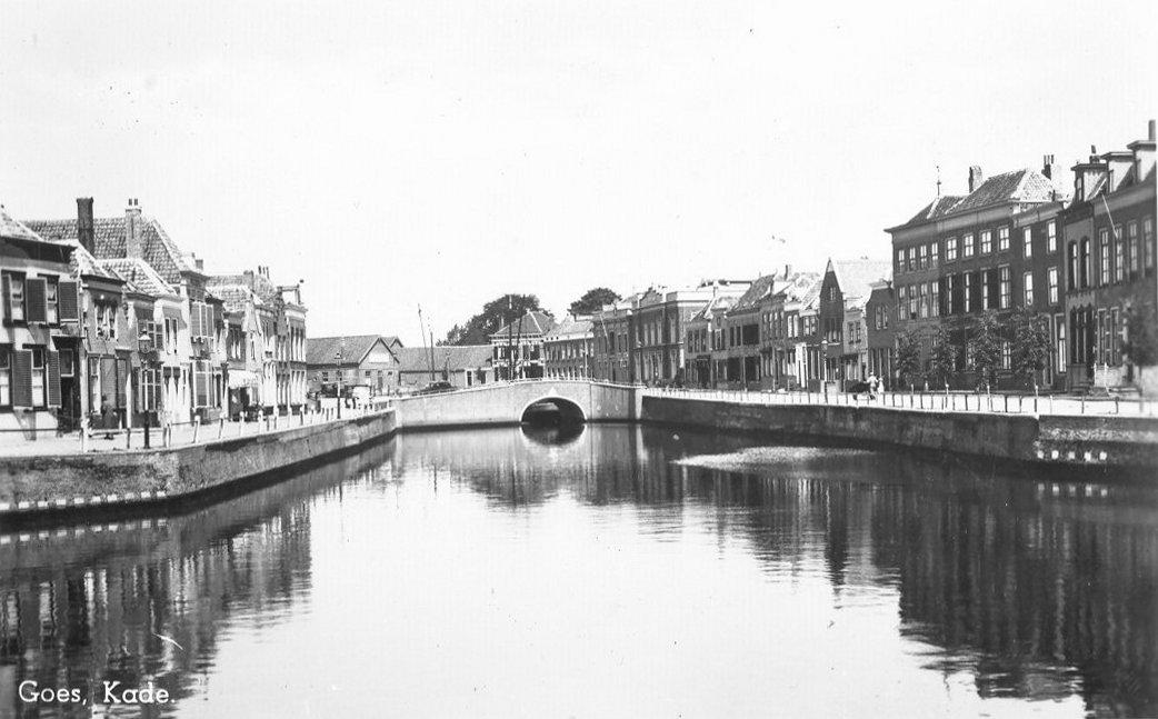 Haven van Goes met een vaste, stenenbrug