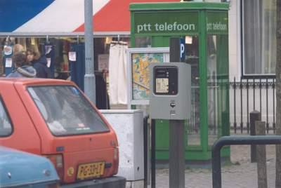 Telefooncel op de markt