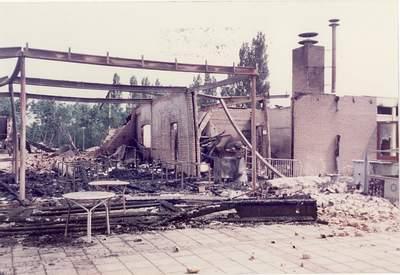 Afgebrand gebouw