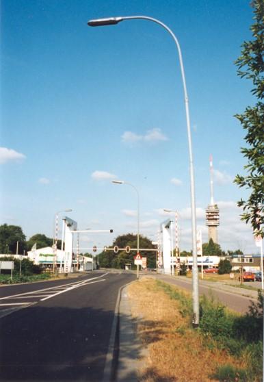Weg vanaf de brug