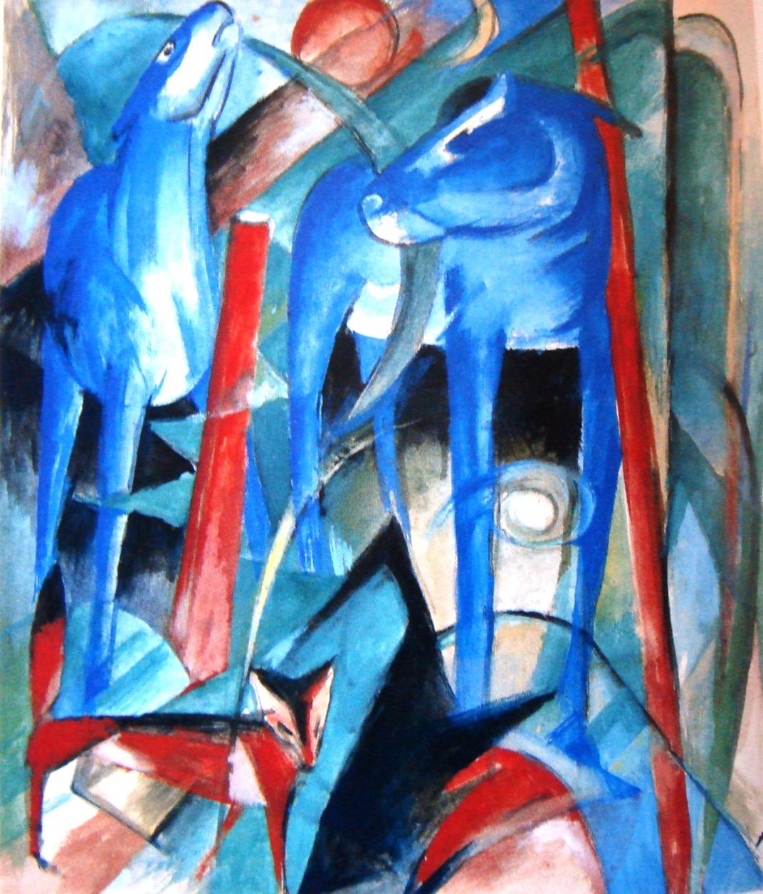 Abstract schilderij