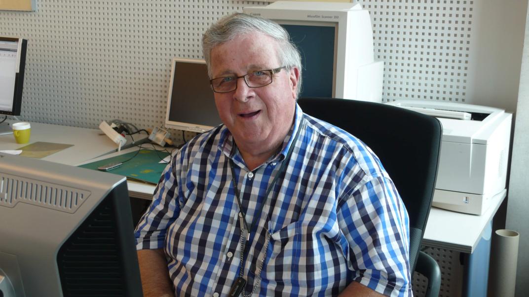 Rinus de Regt lacht naar de camera
