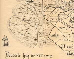 Detail van kaart