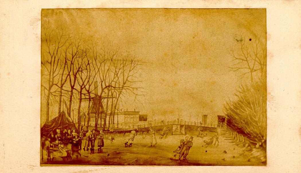 Koepoortbrug in 1860