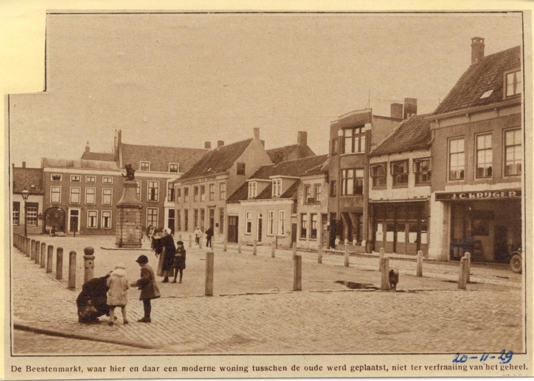 Beestenmarkt in 1929