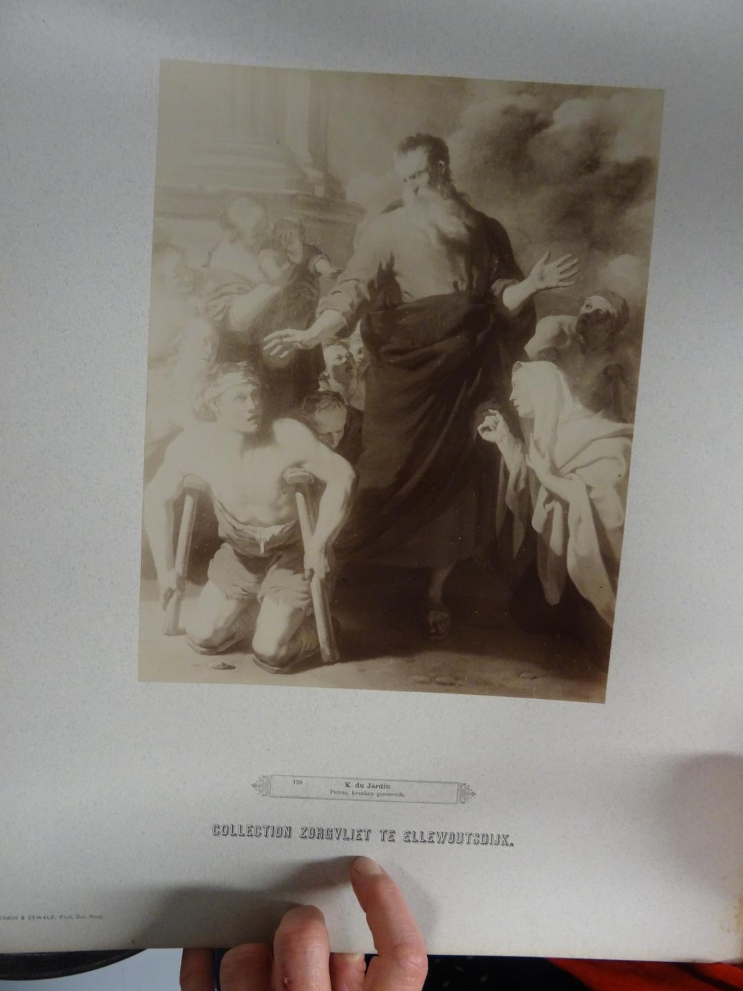 Foto van print in boek