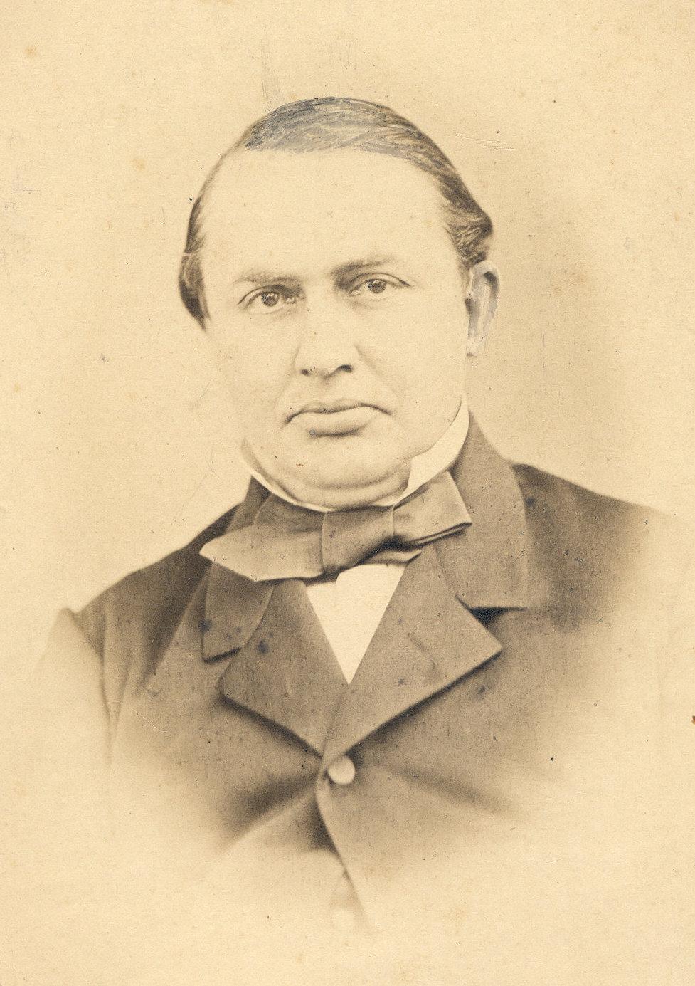 Portretfoto Isaac Dignus Fransen van de Putte