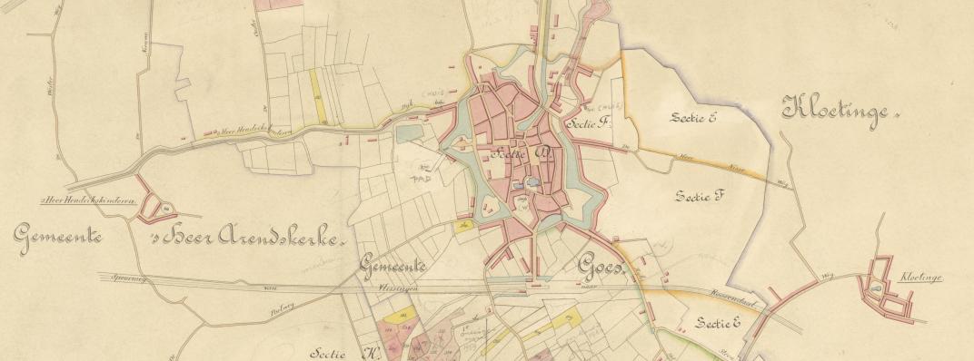 Kadastrale kaart ca. 1918