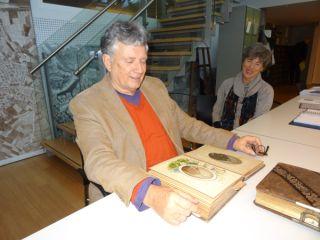 Piet Leupen in de studiezaal.