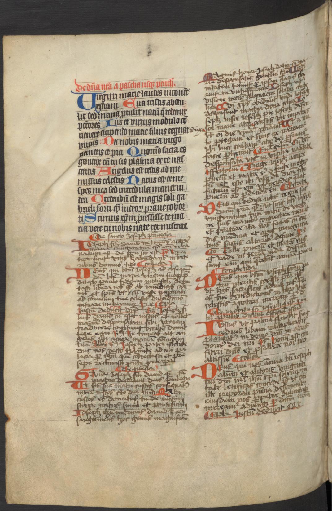 Afb. 7: Aanvullingen over Jozef, waarschijnlijk in de decennia rond 1500 geschreven (fol. [229]v (scan 476))