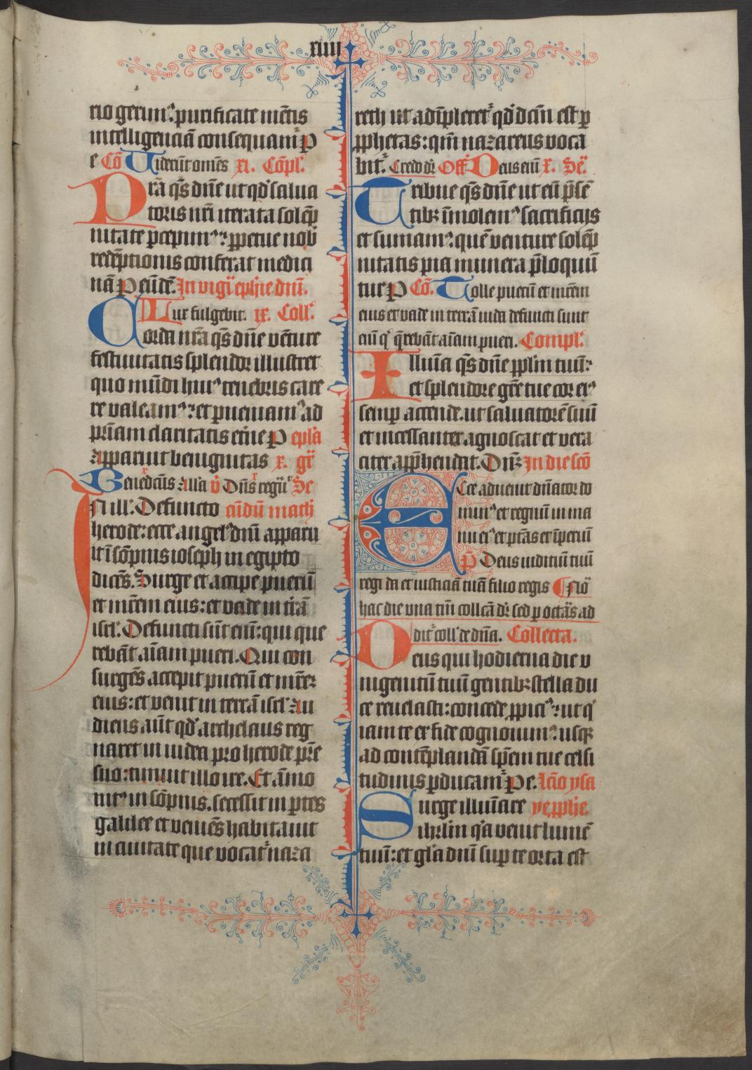 Afb. 5: Delfts penwerk en verticale j-lijst (fol. 13r (scan 35))