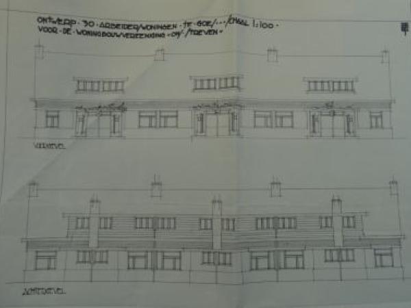 bouwplan 1923 Scheldestraat en Couwervestraat 1